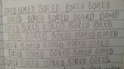 A genuine extract from my notebook upon seeing Jeanette Winterson