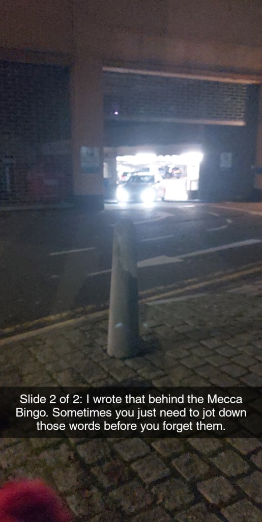 Picture of Mecca Bingo where villanelle was written